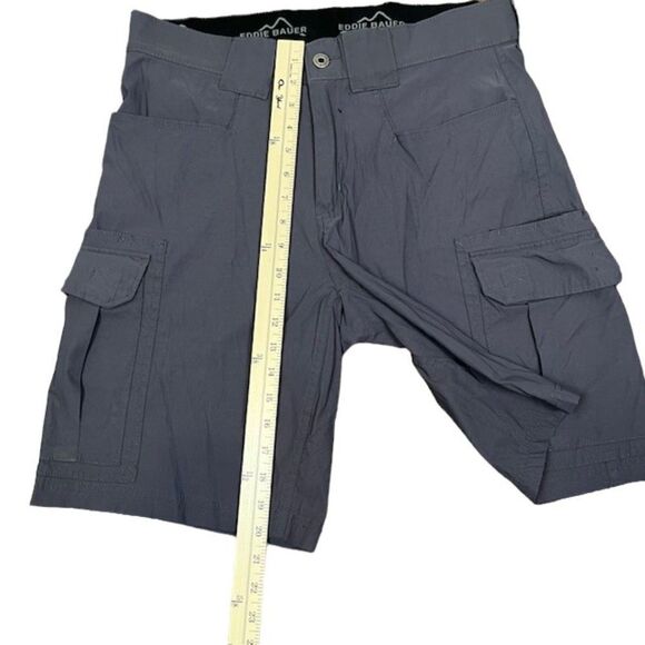 Eddie Bauer Men's Nylon Spandex Cargo Shorts Slate Blue Size 32 - Picture 4 of 8